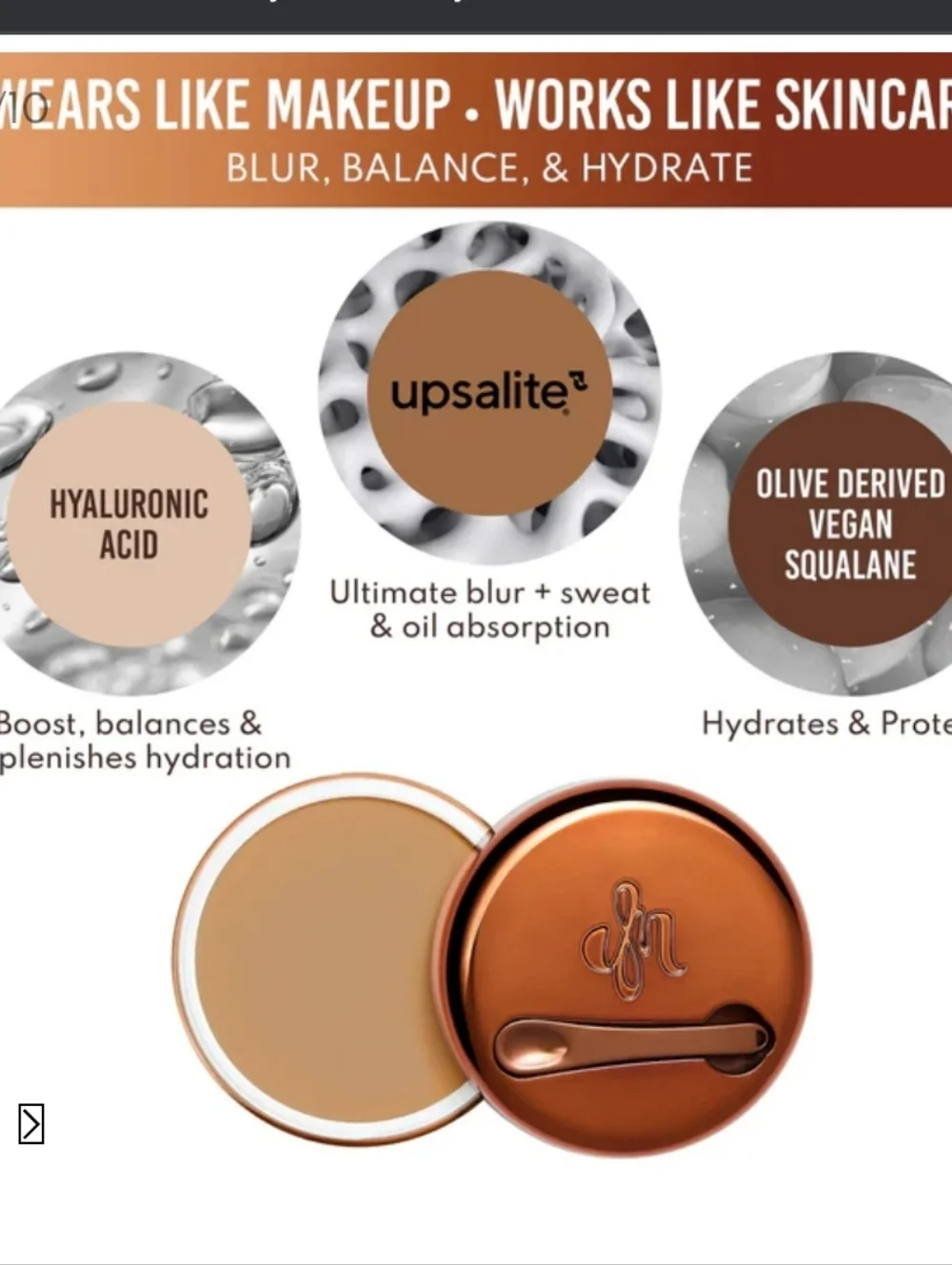 NIB Danessa Myricks Beauty Yummy Skin Blurring Balm Powder In Shade 5 - Picture 9 of 9